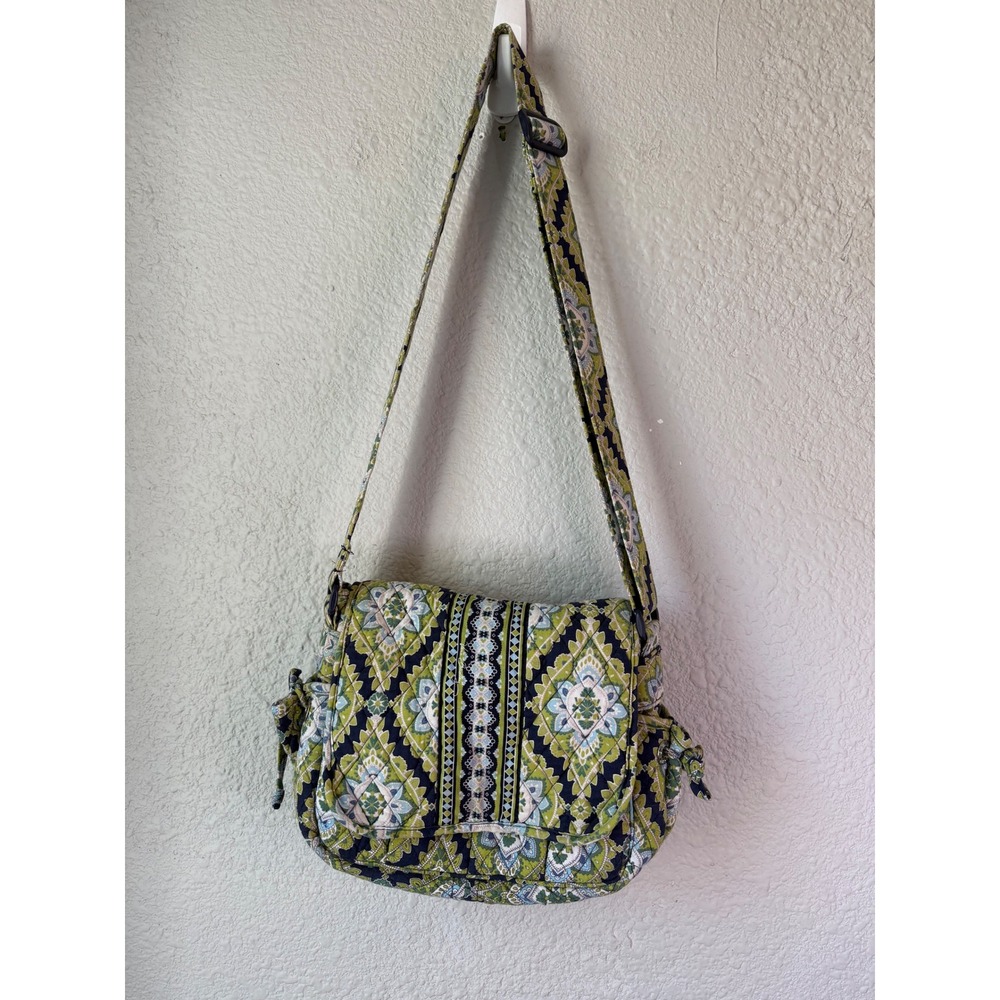Vera Bradley Retired Cambridge Quilted Crossbody Messenger Bag